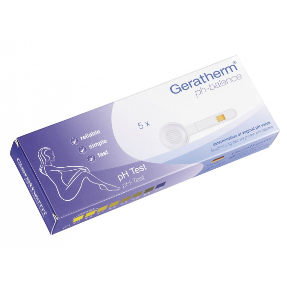 Geratherm Hüvelyi pH teszt 5 db /EP kártyára adható/