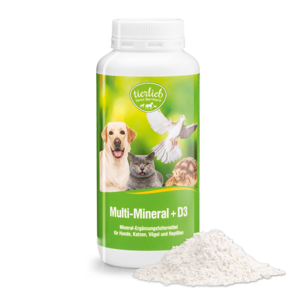 Tierlieb /Sanct Bernhard/ Multi ásványi anyag + D3 vitamin por kutyáknak és macskáknak 200g