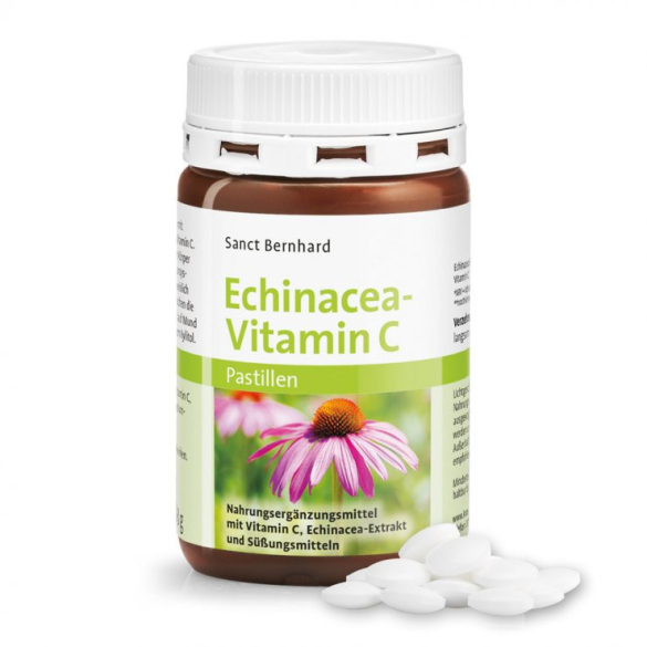 Sanct Bernhard Echinacea + C-vitamin pasztilla 200 db 