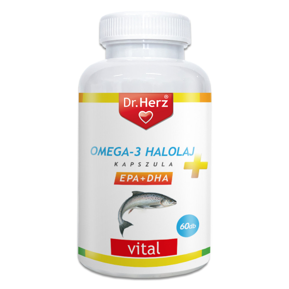 Dr. Herz Omega-3 Halolaj 1000 mg 60db