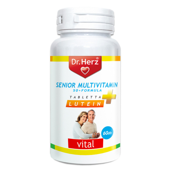 Dr. Herz Senior Multivitamin 50+ Lutein 60db tabletta
