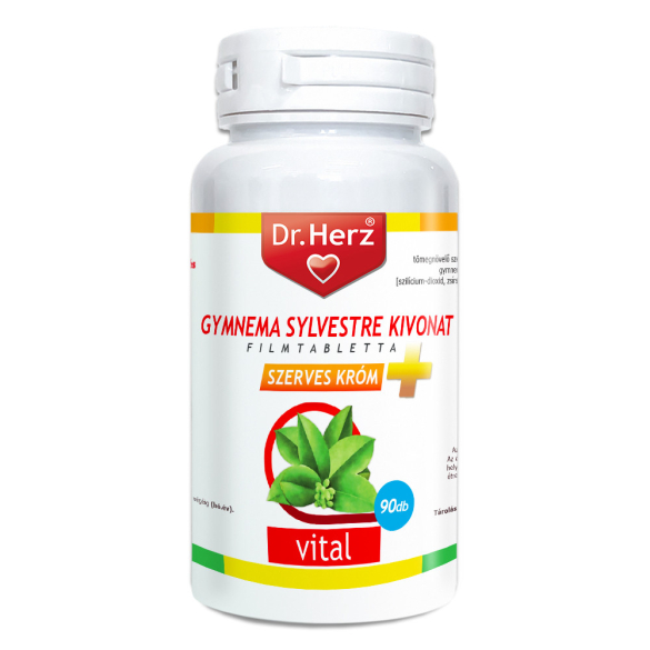 Dr. Herz Gymnema Sylvestre + Szerves króm tabletta 90db