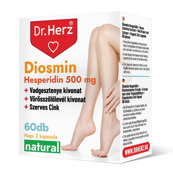 Dr. Herz Diosmin Hesperidin 500 mg kapszula 60 db 