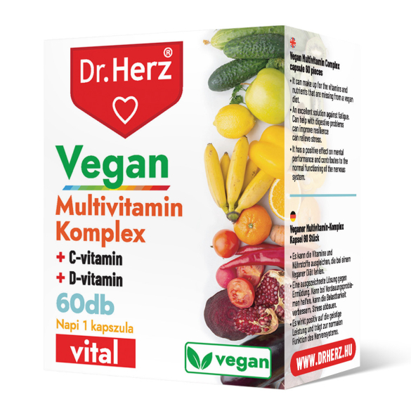 Dr. Herz Vegan Multivitamin komplex kapszula 60db