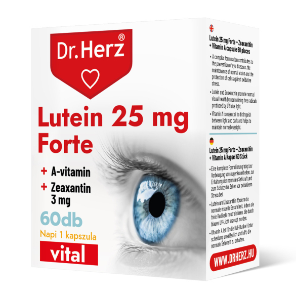 DR Herz Lutein 25 mg Forte 60 db kapszula
